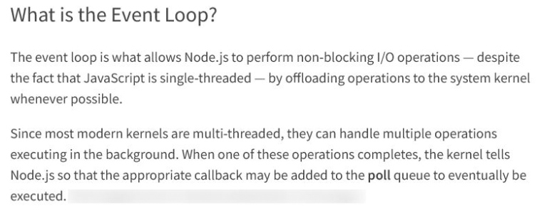 what is event loop?