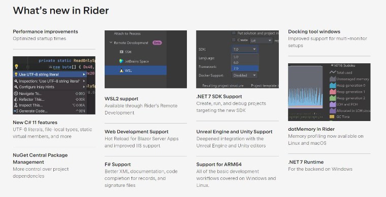 what’s new in JetBrain Rider 