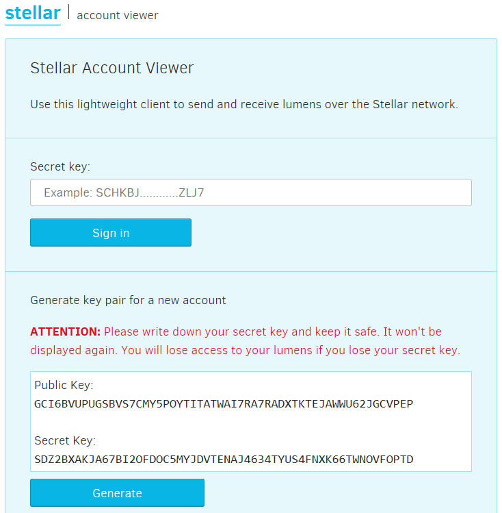 account viewer