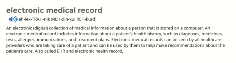 Electronic Medical Record